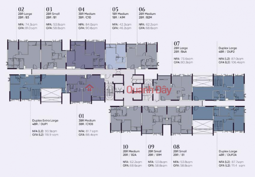 Property Search Vietnam | OneDay | Nhà ở, Niêm yết bán Bán căn 2PN Lumi Hanoi tòa E1 69m2 - Tầng trung đẹp, bc Đông Nam mát mẻ - nhỉnh 5 tỷ