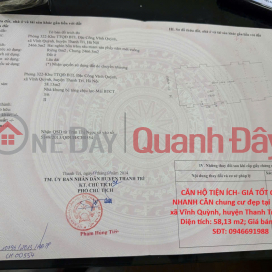 CĂN HỘ TIỆN ÍCH- GIÁ TỐT CẦN BÁN NHANH CĂN chung cư đẹp tại huyện Thanh Trì, Tp Hà Nội CĂN HỘ TIỆN ÍCH- GIÁ TỐT CẦN BÁN NHANH CĂN chung cư đẹp tại huyện Thanh Trì, Tp Hà Nội _0