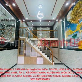HOT HOT NHÀ ĐẸP - GIÁ TỐT CẦN BÁN NHANH 2 CĂN NHÀ tại huyện Hóc Môn, TPHCM _0