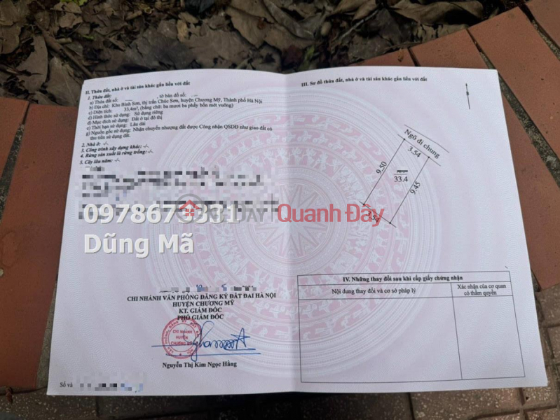 Property Search Vietnam | OneDay | Residential Sales Listings, LAND AT CHUC SON-CHUONG MY TT