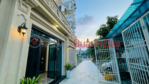 Tặng full nội thất - Nhà 3 tầng đẹp ngay bể bơi Quỳnh Hoàng, Nam Sơn, An Dương - Chỉ 3,85 tỷ _0