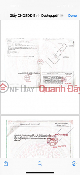 Property Search Vietnam | OneDay | Residential Sales Listings, BEAUTIFUL LAND - GOOD PRICE - OWNER NEEDS TO SELL Lot of Land in My Phuoc Tan Van, Phu My, Thu Dau Mot, Binh Duong