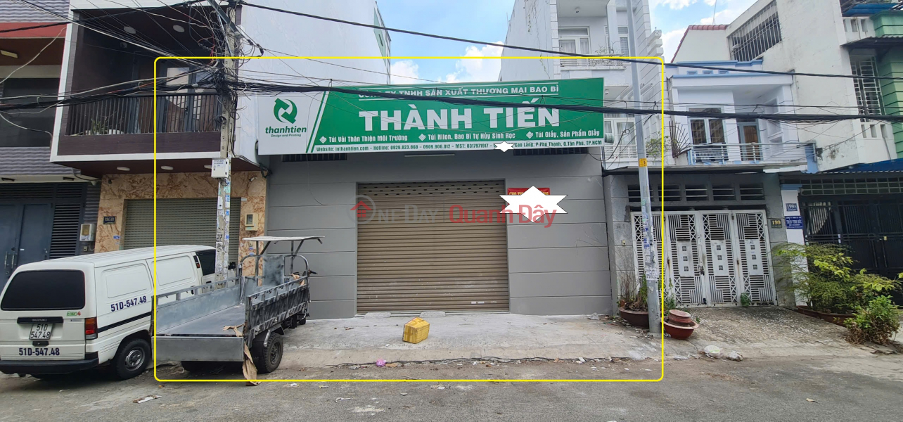 Cho thuê nhà mặt tiền Lê Cao Lãng 160m² - NGANG 8M Niêm yết cho thuê