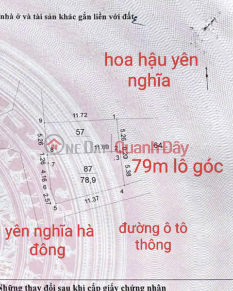 hoa hậu yên nghĩa hà đông chỉ nhỉnh 10 tỷ có ngay nhà đẹp _lô góc _đường thông các ngả _ ô tô ngự trong sân _ Niêm yết bán
