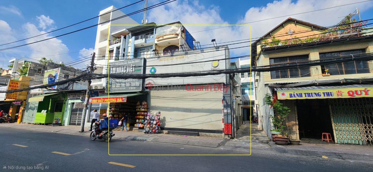 Property Search Vietnam | OneDay | Nhà ở Niêm yết cho thuê Cho thuê nhà 2 MẶT TIỀN Âu Cơ Q.Tân Phú 140m², 2TẦNG - KHU THƯƠNG HIỆU SẦM UẤT