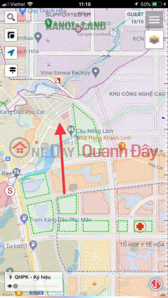 Property Search Vietnam | OneDay | Residential, Sales Listings Rare land in TDC Cau Vai Reo, Phu Cat commune, Quoc Oai district, central core of Hoa Lac.