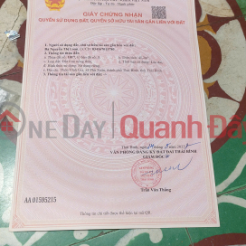 Selling a 45.2m2 plot of land with full residential zoning in Vinh Gia Hamlet, Phu Xuan Commune, Thai Binh Province. _0