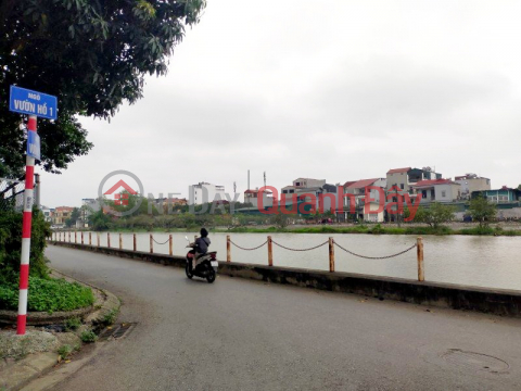 Co Linh land for sale, Lake view, Auction lot, Sidewalk, Area 91m2, MT7m, An Sinh Dinh. _0