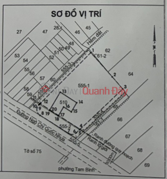 VIP LAND FOR SALE WITH 3 FRONT FRONTS PLANNING 12 TONS IN DISTRICT 9 ...