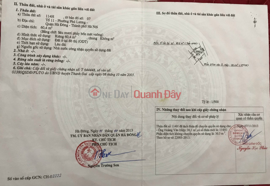Property Search Vietnam | OneDay | Nhà ở | Niêm yết bán, chính chủ cần bán căn nhà 31m2 tại phú lương-hà đông