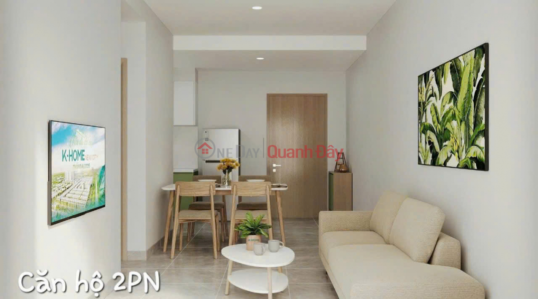 Property Search Vietnam | OneDay | Residential Sales Listings 2-bedroom Apartment – 70m² K-Home, Singapore Standard, Price Only 1.55 Billion
