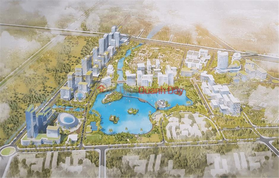 Property Search Vietnam | OneDay | Residential, Sales Listings, Corner lot with 3 auction frontages X4 Dong Nguyen Khe village Dong Anh lake view Next to Vin Tech planning