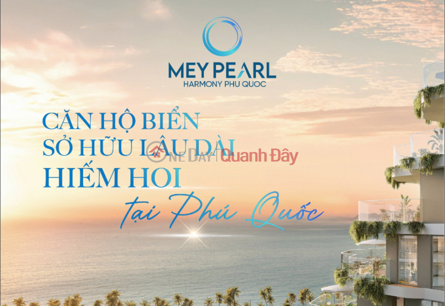 đ 3 Billion | Meypearl Harmony Phu Quoc Apartment - long-term ownership - Luxury apartment - has the 6th most beautiful sea view in the world