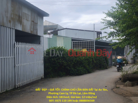 PRIME LAND – GOOD PRICE – OWNER SELLING LAND in An Ton, Cam Ly Ward, Da Lat City, Lam Dong Province _0