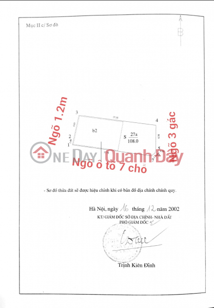 Property Search Vietnam | OneDay | Nhà ở Niêm yết bán Bán nhà Đội Cấn Mặt tiền 18m lô góc 124m2 Ô tô 7 chỗ vào nhà Quận Ba Đình giá 16 tỷ