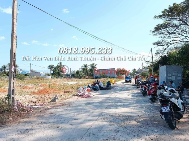 Own a Red Book Residential Land Plot along Binh Thuan Coast for Only 7xxTRIEU Sales Listings