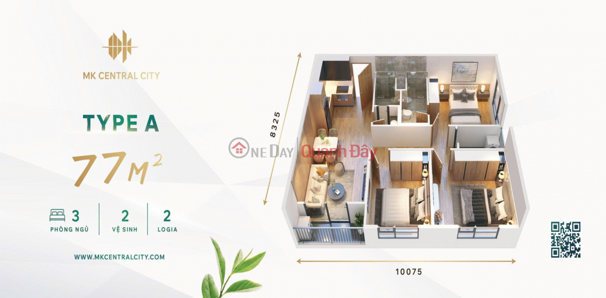 Property Search Vietnam | OneDay | Nhà ở, Niêm yết bán | BÁN CHUNG CƯ NHÀ Ở XÃ HỘI KHU ĐÔ THỊ MỚI PHỦ HÀ, PHAN RANG KHÁNH HÒA - MK CENTRAL CITY