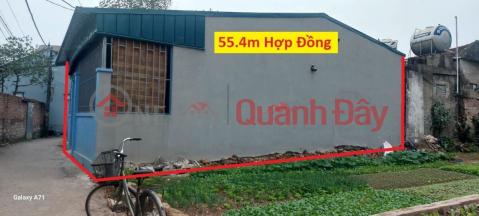 BÁN ĐẤT TẶNG NHÀ 55,4M TẠI HỢP ĐỒNG-CHƯƠNG MỸ-HÀ NỘI _0