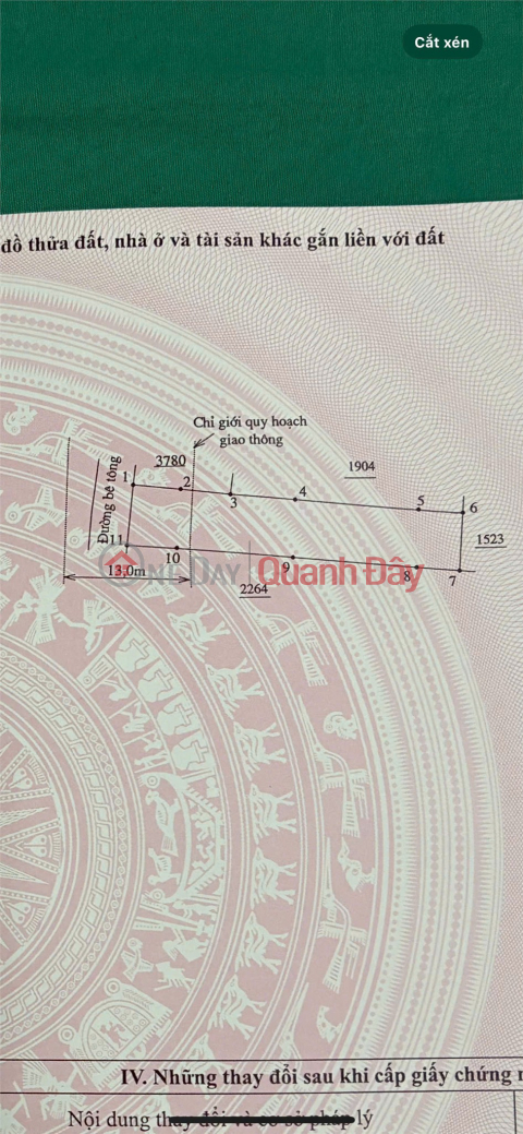 Land for Sale with a Free 8-Room Guesthouse in Dien An, Nha Trang, Khanh Hoa (currently Nam Nha Trang Ward) _0