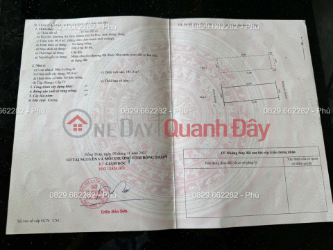 Bán nhà mặt KDC Tân Hòa, Sa Đéc. DT 90m2, 3PN, Sổ Hồng. Giá 2.8 tỷ. _0