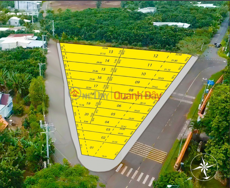 Property Search Vietnam | OneDay | Nhà ở Niêm yết bán, Chủ thoát vốn chấp nhận bán lỗ 300tr lô đất ngay QL 1A - 131m2 Full thổ cư