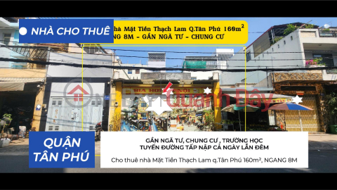 House for rent on Thach Lam Street, Tan Phu District, 160m², 8m frontage, near apartment buildings - 25 million VND. _0
