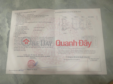 MỚI LẤY VISA ĐI MỸ ĐÀNH BÁN NHÀ VỊ TRÍ ĐẸP 2 MẶT TIỀN Tại 536/45 ÂU CƠ, Phường 10 , TÂN BÌNH _0