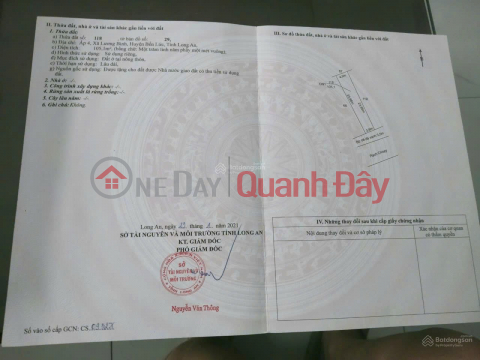 NHÀ CHÍNH CHỦ - GIÁ TỐT - Đường 824, Xã Lương Bình, Bến Lức, Long An _0