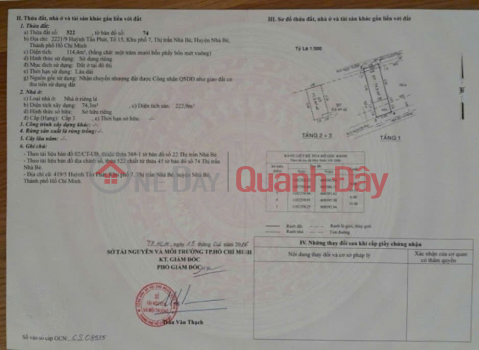 NHÀ ĐẸP - VỊ TRÍ ĐẮC ĐỊA CHÍNH CHỦ CẦN BÁN NHANH NHÀ Tại Huỳnh Tấn Phát, Thị trấn Nhà Bè, _0