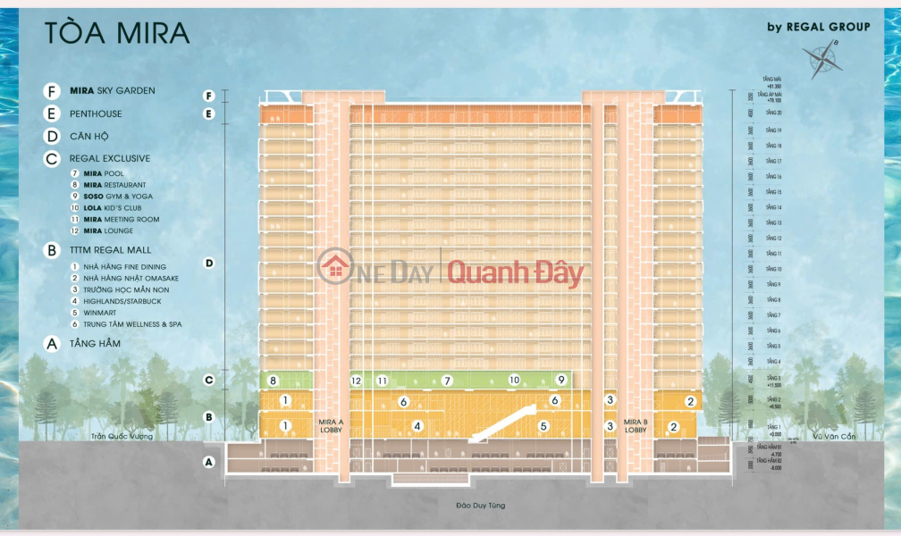 đ 5.8 Billion Regal Complex 2-bedroom apartment, a luxury destination, offers sea views.