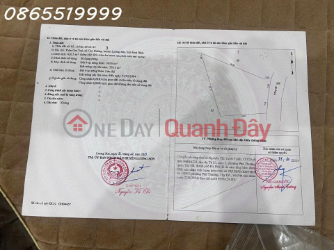 OWNER URGENTLY SELLING PLOT OF LAND RIGHT NEXT TO HO CHI MINH - LUONG SON ROAD _0