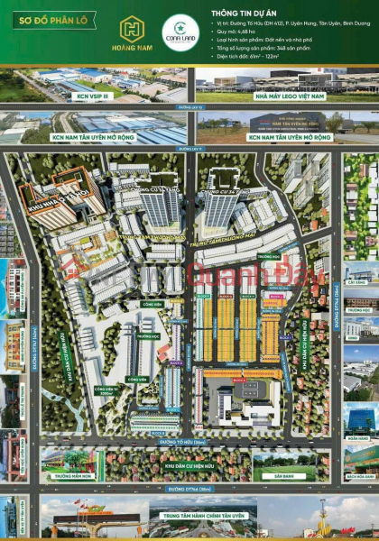 đ 2.5 Billion OWNER SELLING LAND QUICKLY in Hoang Nam Uyen Hung Urban Area – To Huu Street, Uyen Hung Ward
