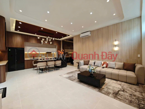 8m wide house, 4 floors, modern interior, next to Phu My Hung, just over 8 billion VND. _0
