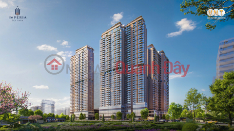 Corner 2-bedroom apartment for sale, the only one available in Sky 1 tower, Imperia Sky Park project - overlooking Thang Long Boulevard. _0