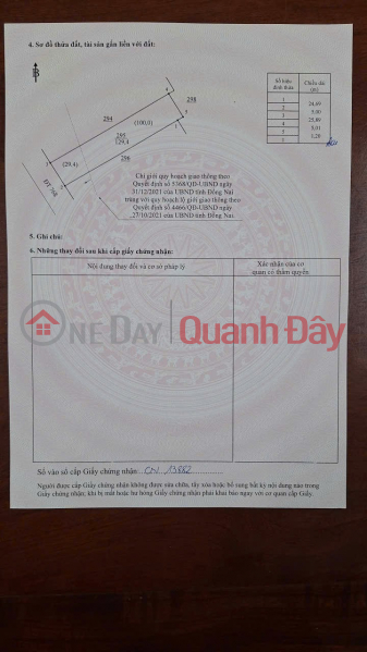 Property Search Vietnam | OneDay | Residential | Sales Listings HOT LAND FOR SALE - GREAT PRICE - OWNER SELLING LAND in Tri An Commune, Vinh Cuu District, Dong Nai Province