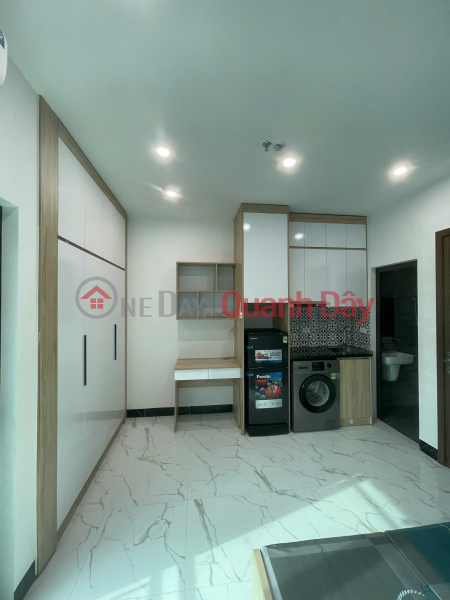 đ 4.5 Million/ month, (Extremely rare) Newly opened 25m2 luxury Studio apartment at lane 112 Dinh Cong Thuong - Private washing machine