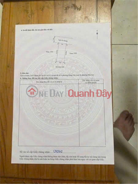 ĐẤT CHÍNH CHỦ - GIÁ TỐT BÁN 5 Lô Đất Liền Kề Ngõ 417 Đằng Hải, Hải An, Hải Phòng _0