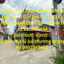 GENERAL FOR SALE A Beautiful House In Prime Location In District 12, Ho Chi Minh City _0