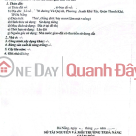 LAND FOR SALE IN VU QUYNH - NEAR THE BEACH - WITH EXISTING FOUNDATION FOR A 3-STORY BUILDING _0