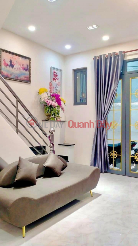THANH 4 BILLION HAS A BEAUTIFUL NEW HOUSE IMMEDIATELY IN - NGUYEN THUONG HIEN BINH THANH - 4M wide and spacious - SQUARE LOTTERY. _0