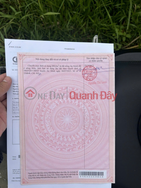 Property Search Vietnam | OneDay | Residential, Sales Listings, BEAUTIFUL LAND - GOOD PRICE - LAND FOR SALE IN Dong Hoa Commune, An Minh District, Kien Giang Province