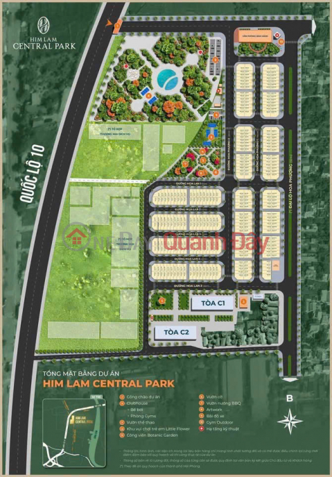 Beautiful townhouses for sale at Himlam Central Park project - Hong An Ward, Hai Phong - Prime location _0