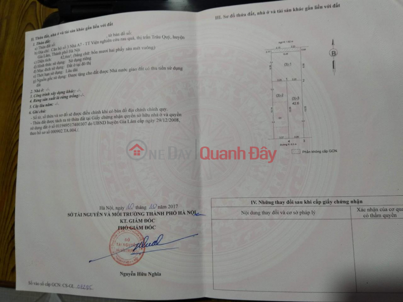 FOR SALE Plot of Land Beautiful Location In Trau Quy Town, Gia Lam, Hanoi Sales Listings