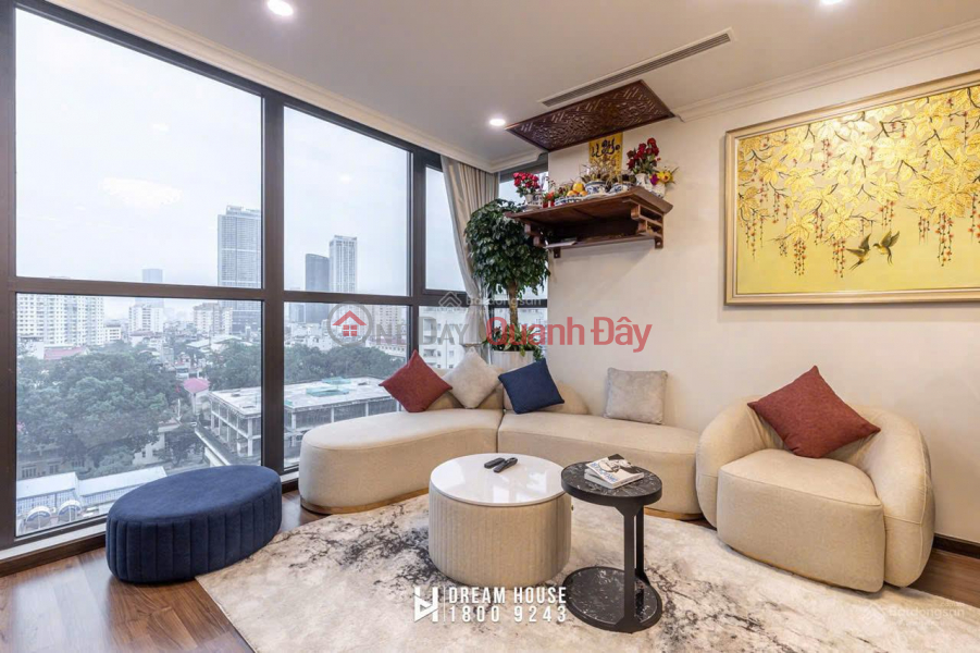 Corner apartment for sale on a high floor at Mipec Rubik 360 project, 14.8 billion VND, beautiful view, reputable location in Cau Giay, Hanoi. Sales Listings