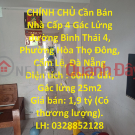 OWNER For Sale, Level 4 House, Mezzanine, Binh Thai 4 Street, Hoa Tho Dong Ward, Cam Le, Da Nang _0