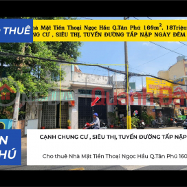 House for rent on Thoai Ngoc Hau Street, Tan Phu District, 160m², 18 million VND. _0