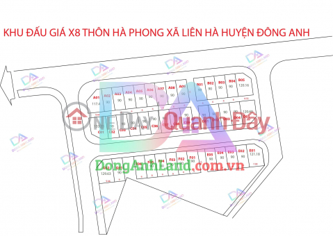 Ha Phong Lien Ha Auction Land. Two adjacent cells with 12m frontage. Price 2x elementary school. Contact 0384952789 _0