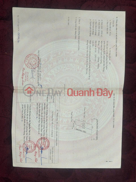 2.4 billion 120m2 Hoa Nghia Duong Kinh Zalo 0567222555 Sales Listings