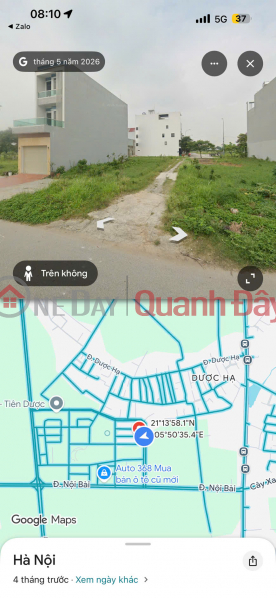 Chính chủ cần bán lô đất 80m² tại khu tái định cư Tiên Dược, Sóc Sơn - Vị trí đẹp Niêm yết bán