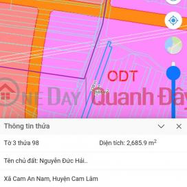 BEAUTIFUL LAND - PROFITABLE INVESTMENT - Owner Needs to Sell Land Lot in Cam An Bac Commune, Cam Lam, Khanh Hoa _0